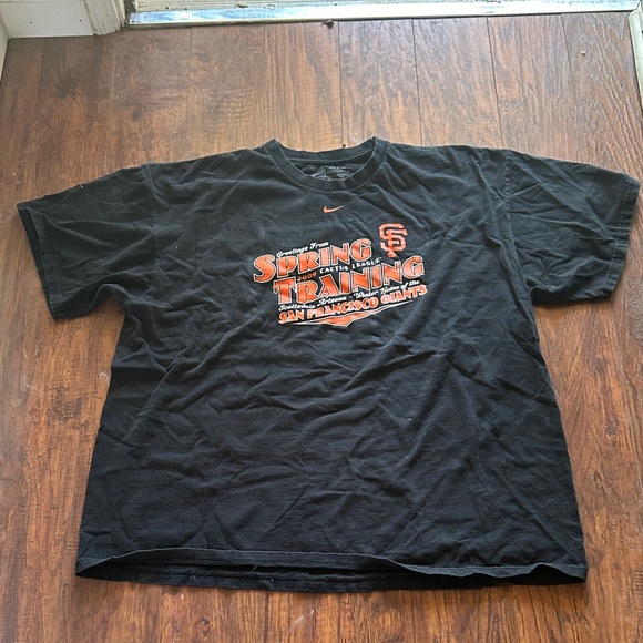 Vintage Nike Black San Francisco Giants Spring Training T shirt size XXL - Picture 2 of 3